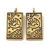 Tibetan Style Alloy Pendants TARO-PW0001-01E-G-1