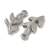 Anti-Tarnish 304 Stainless Steel Pendants STAS-Q334-08P-2