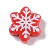 Opaque Christmas Theme Resin Cabochons RESI-H162-06F-1