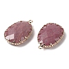 Natural Rhodonite Faceted Pendants G-Q169-01G-01-2