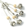 Iron Bell Pendant Decorations HJEW-JM02171-02-3