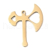 201 Stainless Steel Pendants STAS-Q341-04G-1