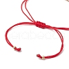 Adjustable Nylon Cord Braided Beads Bracelets BJEW-MZ00161-01-4