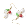 Mother's Day Jewellery Natural Cultured Freshwater Pearl Dangle Earrings EJEW-JE05860-01-4