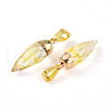 Natural Citrine Pendants G-N345-01B-2