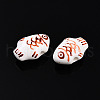 Handmade Porcelain Beads PORC-N009-07D-2