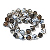Natural Fire Crackle Agate Beads Strands G-U023-A16-01-3