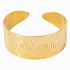 Vintage Texture 304 Stainless Steel Cuff Bangles for Women PG7009-2-1