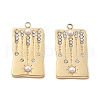304 Stainless Steel Pendants STAS-Z121-62G-1