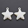 Electroplated ABS Plastic Imitation Pearl Pendants KY-T023-003-2