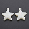 Electroplated ABS Plastic Imitation Pearl Pendants KY-T023-003-2