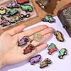 16Pcs 16 Styles Food Grade Eco-Friendly Silicone Beads SIL-CJ0002-92-4