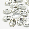 Pointed Back Glass Rhinestone Cabochons RGLA-T080-10x14mm-01-1