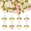 30Pcs Heart Acrylic Pendants PALLOY-FS00024-2