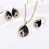 Alloy Rhinestone Jewelry Sets FS-WG6472D-04-1