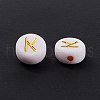 Plating Acrylic Beads PACR-R242-01-M-4
