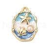 Alloy Enamel Pendants PALLOY-K020-21LG-02-1