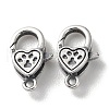 925 Thailand Sterling Silver Lobster Claw Clasps STER-D003-58AS-1