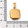 304 Stainless Steel Pave Natural Lapis Lazuli Pendants STAS-Z113-01G-01-3