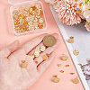 Unicraftale 40Pcs 201 Stainless Steel Flat Round Stud Earring Findings STAS-UN0060-70-3