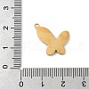 304 Stainless Steel Enamel Pendants STAS-U039-06G-3