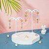 Unicraftale 20Pcs 2 Colors Ion Plating(IP) 304 Stainless Steel Stud Earring Findings EJEW-UN0001-75-3