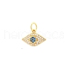 Brass Micro Pave Cubic Zirconia Pendants PW-WGCFB07-01-1