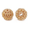 Rack Plating Brass Beads KK-G455-02G-1