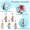   20Pcs Mixed Gemstone European Dangle Charms FIND-PH0020-43-4