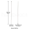 304 Stainless Steel Flat Head Pins STAS-YW0001-50-3