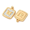 304 Stainless Steel Enamel Pendants STAS-U061-37G-A05-2