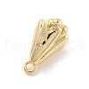Brass Micro Pave Cubic Zirconia Pendants KK-D283-18G-2