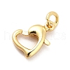 Rack Plating Brass Lobster Claw Clasps X-KK-K270-23G-1