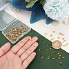 Unicraftale 80Pcs Brass Cup Peg Bails KK-UN0002-48-2
