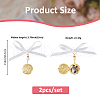 Brass Locket Pendants PALLOY-FH00047-2