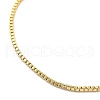 Stainless Steel Box Chain Bracelets for Men Women BJEW-G736-10G-2
