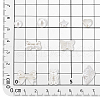   400Pcs 10 Styles ABS Plastic Imitation Pearl Beads KY-PH0002-06-5