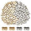 DICOSMETIC 100Pcs 2 Colors Zinc Alloy Slide Charms FIND-DC0004-96-1