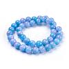 Natural Yellow Jade Beads Strands G-G598-10mm-YXS-2