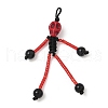 Halloween Theme Glass Seed & Natural Black Onyx & Synthetic Turquoise Beaded Pendants PALLOY-MZ00777-02-1