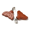 Natural Red Jasper Pendants G-Z067-01P-10-3