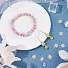 DICOSMETIC 40Pcs 2 Colors Brass Pave Clear Cubic Zirconia Connector Charms ZIRC-DC0001-32-4