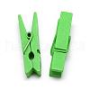 Dyed Wooden Craft Pegs Clips WOOD-R249-013F-1
