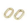 Brass Spring Gate Rings KK-Z078-05G-2
