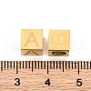 304 Stainless Steel European Beads STAS-G349-01G-3