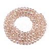 Electroplate Glass Beads Strands EGLA-A044-T3mm-B20-3