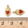 304 Stainless Steel Enamel Charms STAS-V015-18A-G-3