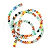 Natural Agate Round Bead Strands X-G-A130-3mm-K03-4