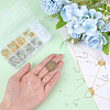 SUNNYCLUE 108Pcs 6 Style 304 Stainless Steel Earring Hooks DIY-SC0021-76-3