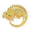 Alloy Rhinestone Brooch JEWB-K018-06G-02-1